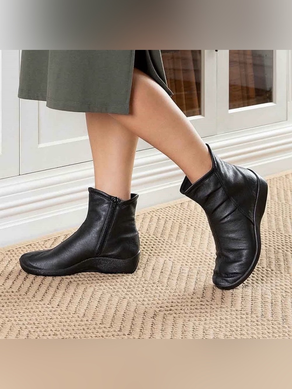 Arcopedico Paluma Ankle Boots Womens 36 Black Modest Lightweight Shoes L19